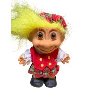 Russ Troll Doll Around The World Scotland Scotsman Figure 1990s  Vintage Toys